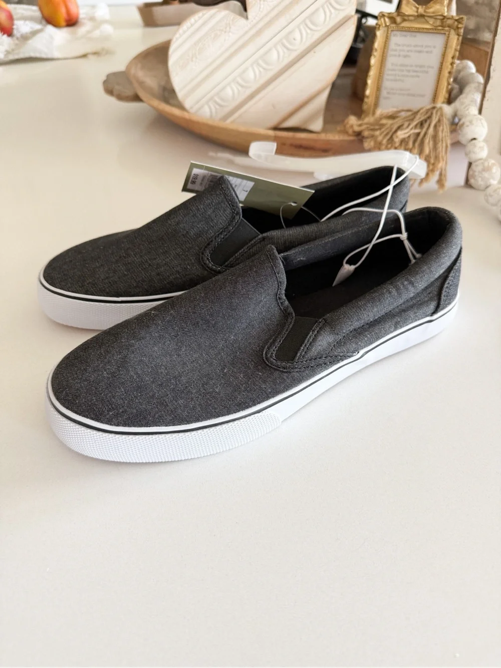 Goodfellow & Co Charcoal Slip-On Canvas Loafers